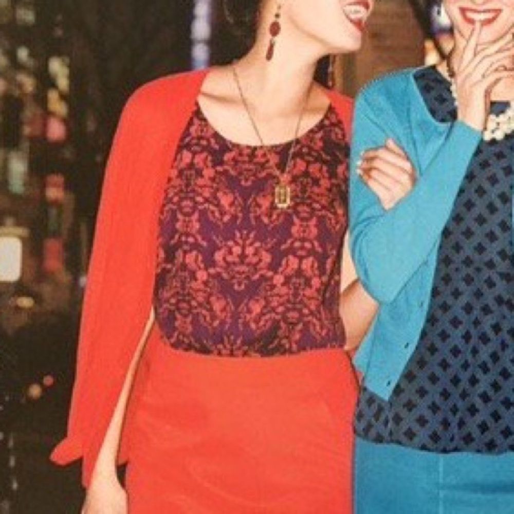 CAbi Cameo NWT Split Back Blouse Style 3258 Sz XS